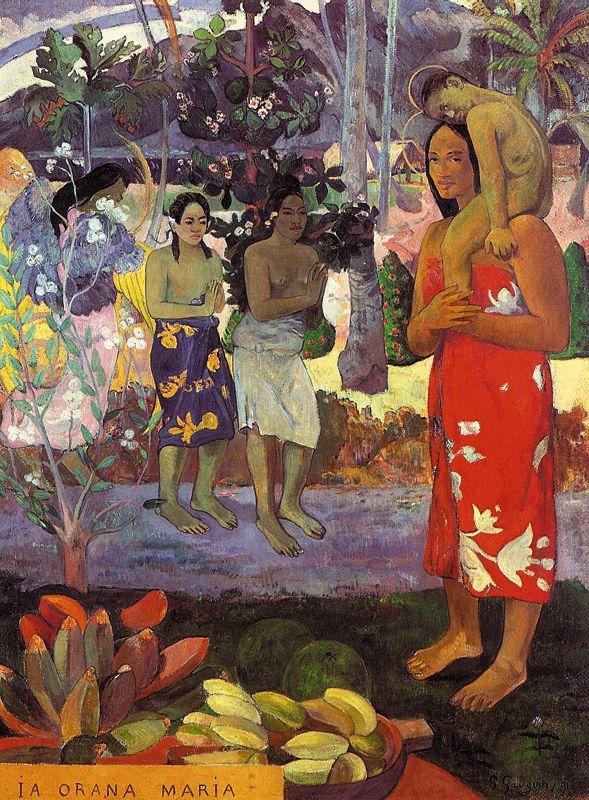 Paul Gauguin Hail Mary China oil painting art